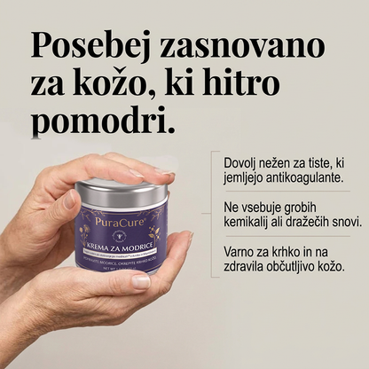 🪻 100K+ PRODAJ 💁‍♀️ – PuraCure® Krema za obnovo modric in krepitev kože