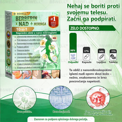 🌈BSWELL® Nano mikroneedling shujševalni obliž (Samo enkrat na dan, vidne spremembe v 28 dneh)  ✅ Za debelost, zdravje srca in ožilja, sladkorno bolezen, spalno apnejo, zdravje črevesja, težave s sklepi in še več.